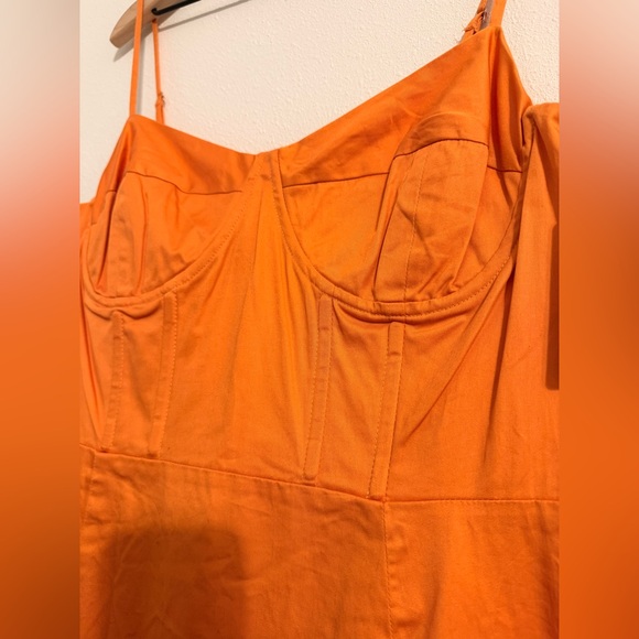 NWT Favorite Daughter The Whats Your Sign Dress in Creamsicle - Picture 5 of 7